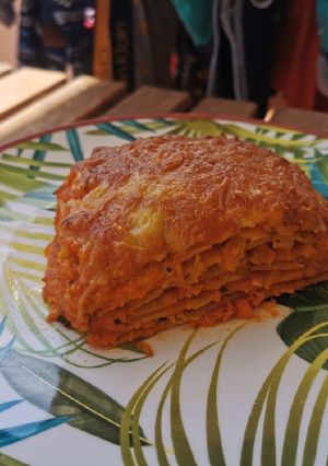 Una foto de Lasaña deliciosa