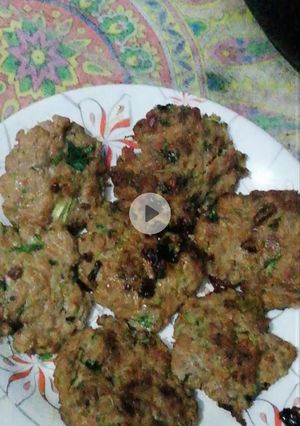 A picture of Chapli kabab.