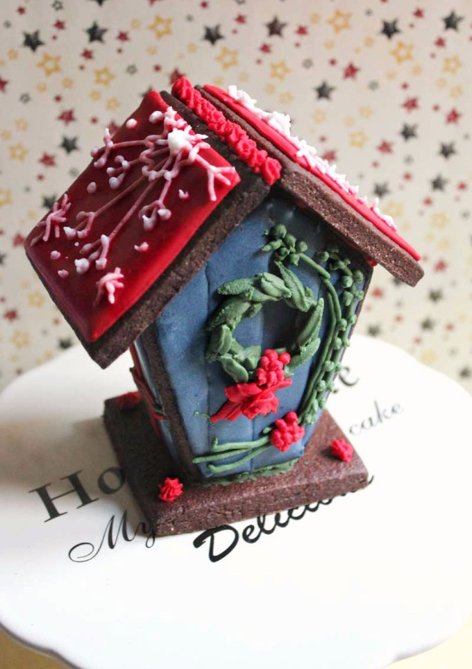 Una foto de Casita de Navidad de galleta