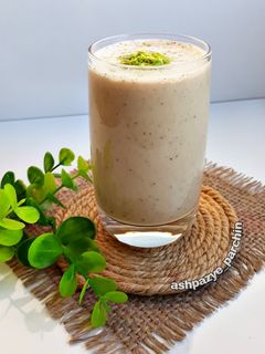 عکسی از دستور معجون شیر پسته با ارده 🌸
