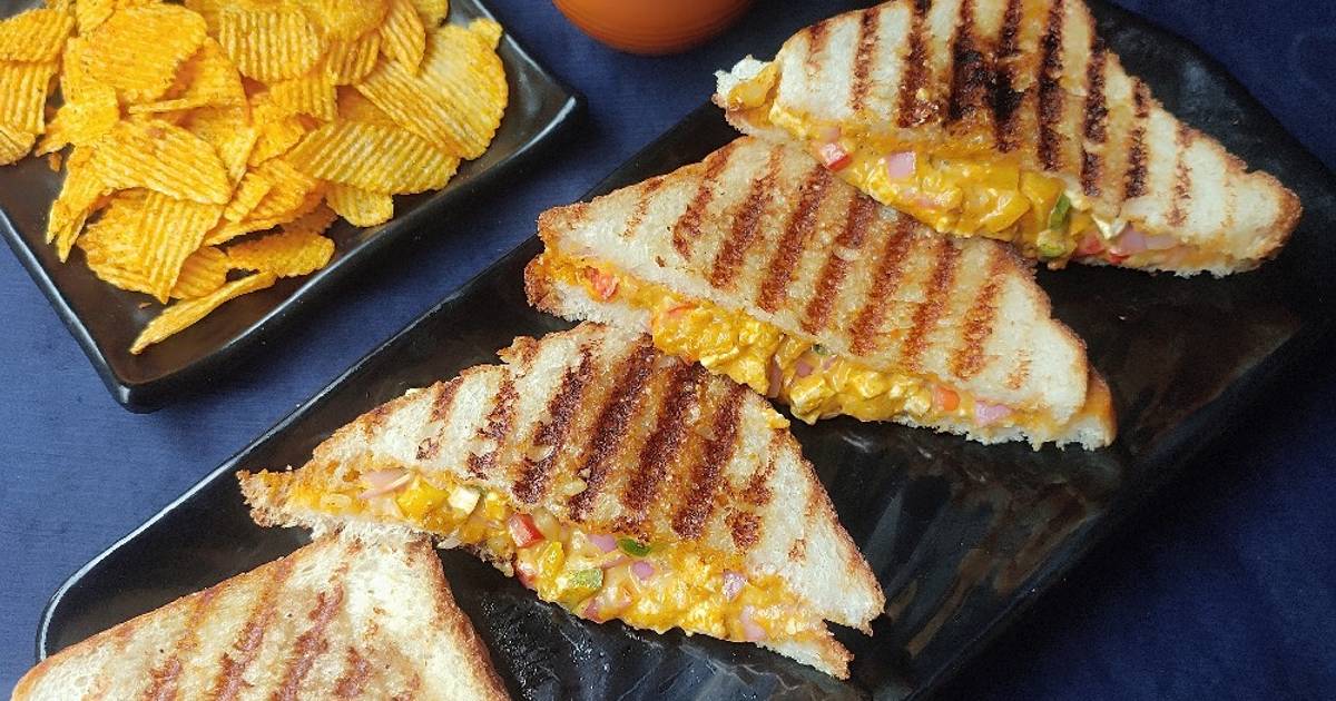 Tandoori Mayo Grilled Sandwich Recipe by Mother's Delight Cookpad