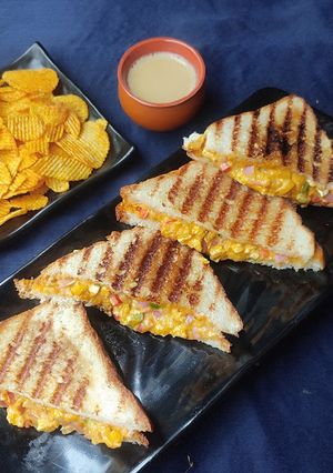 A picture of Tandoori Mayo Grilled Sandwich.