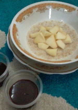 Foto resep Quaker oats with Nutrijell and Apple