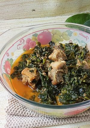 Foto resep Gulai Ayam Pucuk Daun Singkong