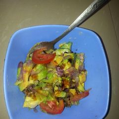 A picture of Avocado kachumbari# my mum's contest #.
