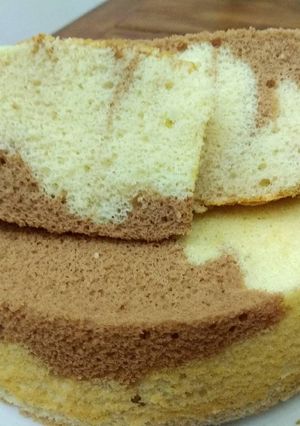 Foto resep Marbel chiffon cake