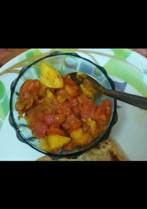 A picture of Gajar aloo ki sabji.
