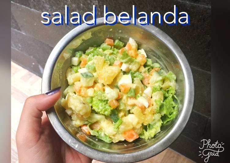 Salad belanda / burzalensa enak, segar, sehat