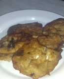 Torticas de banano fritas