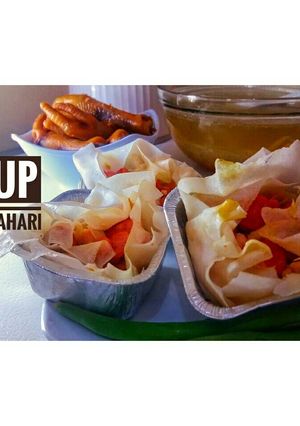 Foto resep Sup Matahari Kulit Pangsit