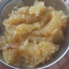 A picture of Green pumpkin halwa.
