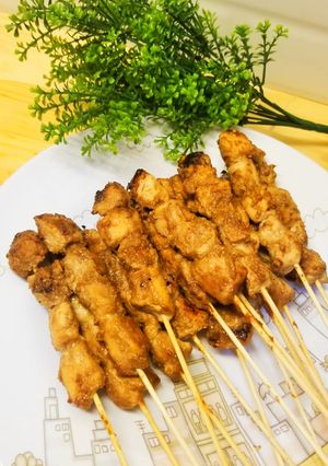Foto resep Sate ayam praktis