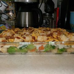 A picture of Tater tot casserole.