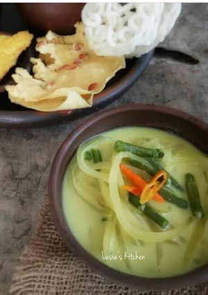 Foto resep Sayur Lodeh Labu Siam & Kacang Panjang