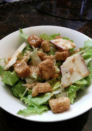 A picture of Brad's caesar salad.