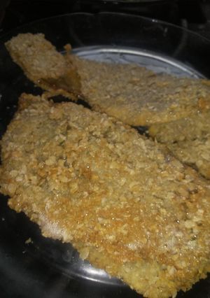 Una foto de Milanesas de berenjena
