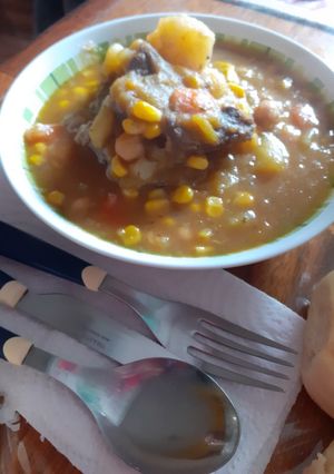 Una foto de Locro bajas calorías