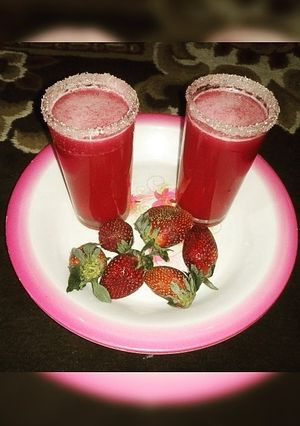 A picture of Strawberry juice.