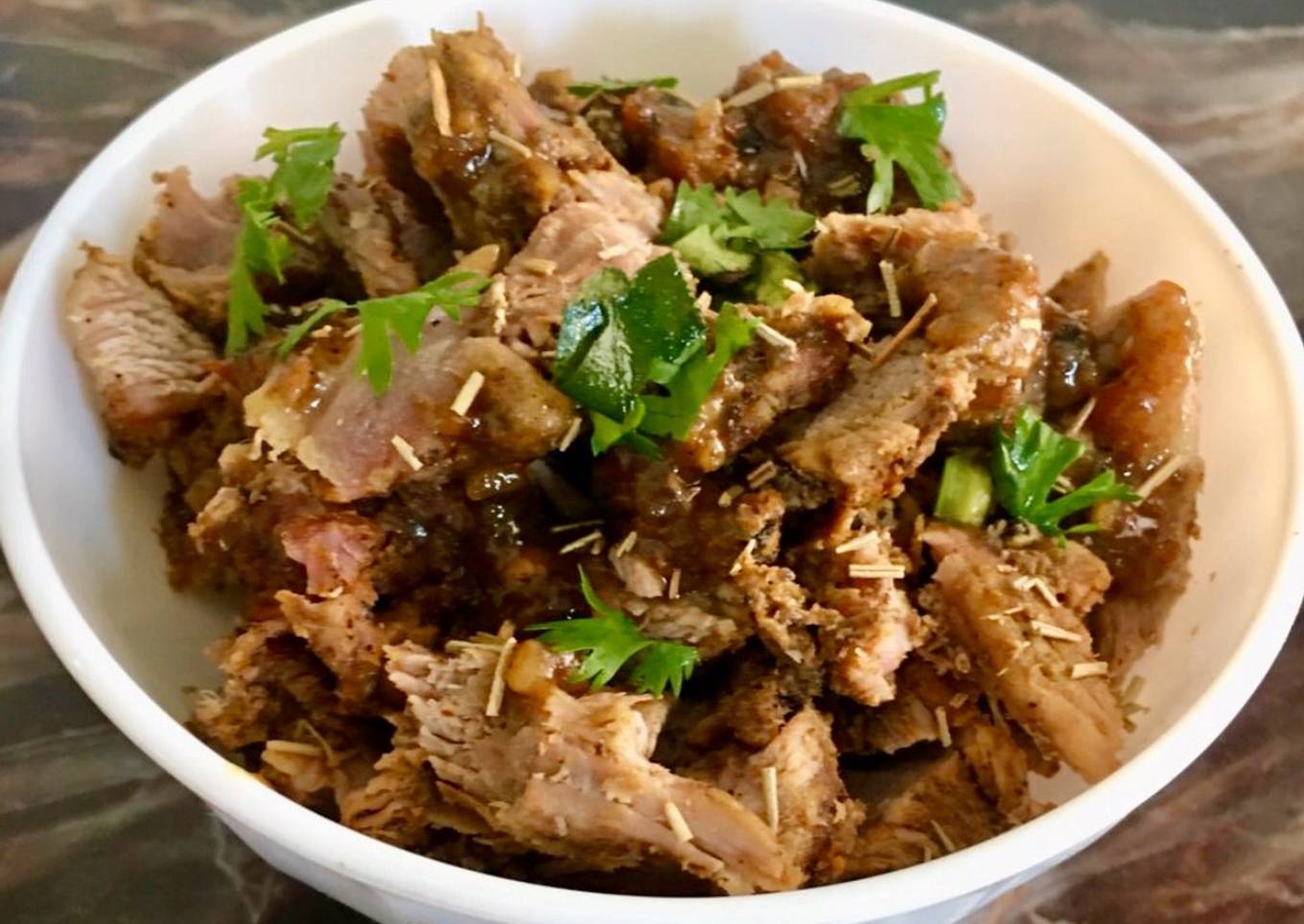 Oven roast beef