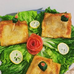 Potato box patties A picture of Potato box patties.