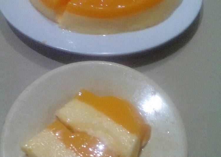 Puding Busa Lapis Simpel