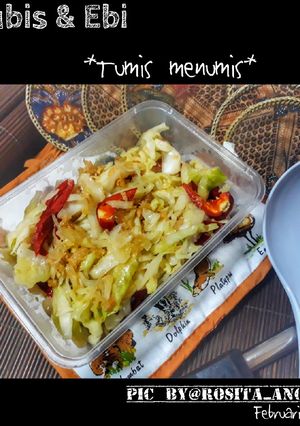 Foto resep Tumis Kubis & Ebi