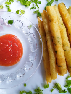 Foto resep Long Potato Fries / Kentang Goreng Panjang