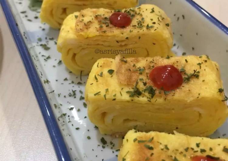 Telur dadar gulung (Gyeran Mari) ala korea