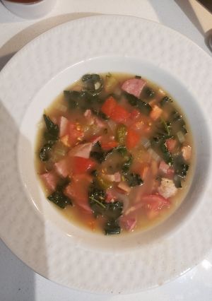 A picture of Lucky New Year's Black Eyed Pea Stew.