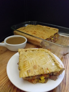 Una foto de Empanada gallega de carne a la cerveza