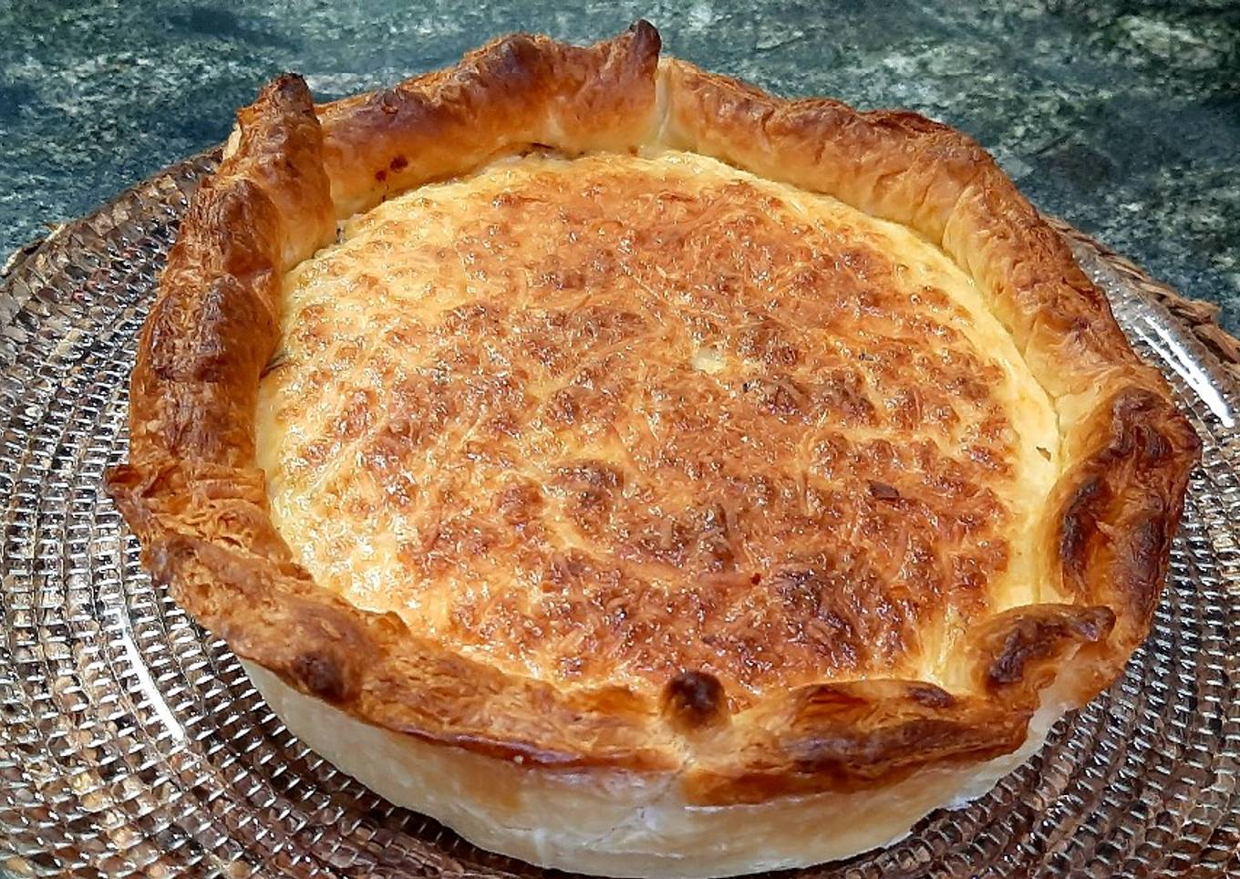 Tartaleta o quiche de restos de estofado