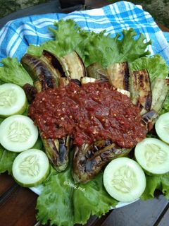 Foto resep Terong Bakar Sambal Tempong