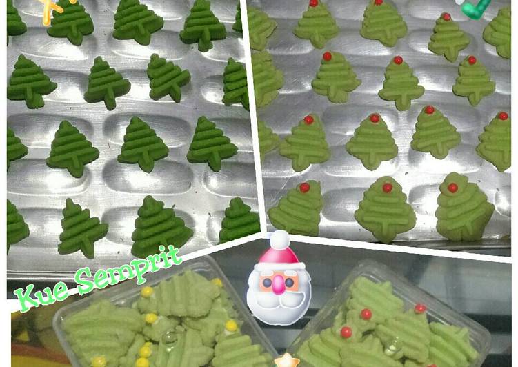 Resep Kue Semprit -Christmas tree yang Menggugah Selera