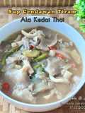 Sup Cendawan Tiram Ala Kedai Thai