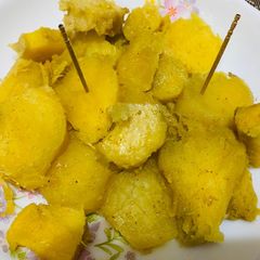 A picture of Sweet potato chaat.
