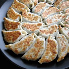 A picture of Vegan Abura-age (Fried Thin Tofu) Gyoza.