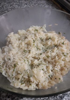 Una foto de Arroz al limón