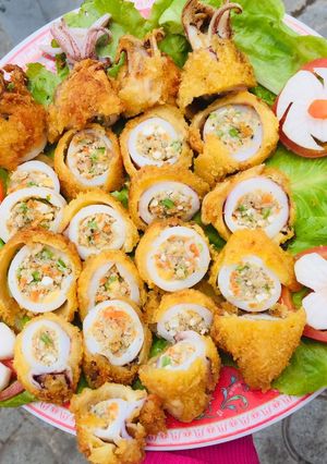 Hình của món Mực dồn trứng muối chiên xù 💁‍♀️.