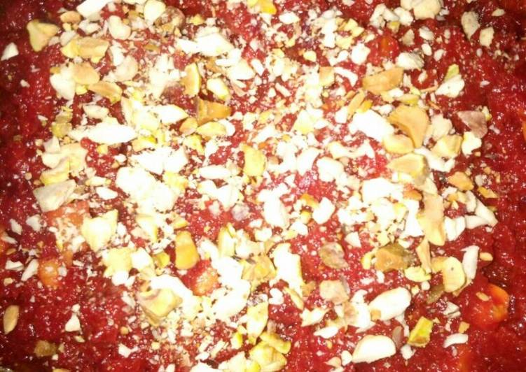 Beetroot halwa