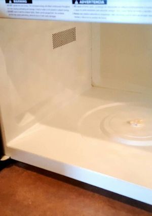A picture of Mike's EZ Microwave Cleaning Tip.