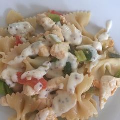 A picture of Honey- Mustard Chicken Pasta.