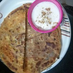 A picture of Stuff paneer paratha.