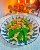 甜豆炒雞胸