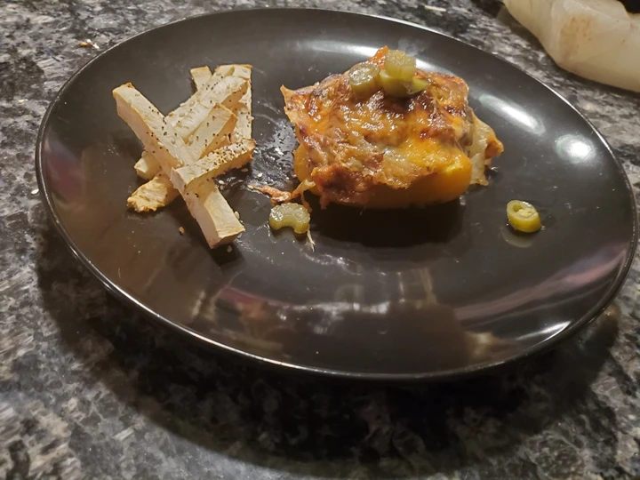Easy Way Make KETO - Philly Cheesesteak Stuffed Pepper and French Fries the Delicious Delicious