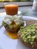 Huevos escalfados