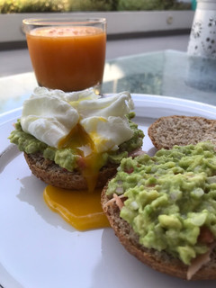 Una foto de Huevos escalfados