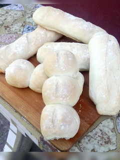 Una foto de Pan francés