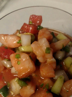A picture of Coctel de Camarones Mexican Shrimp Cocktail.