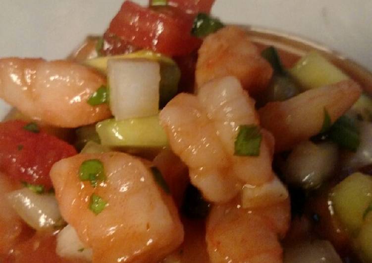 Recipe of Super Quick Coctel de Camarones Mexican Shrimp Cocktail