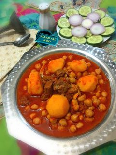 عکسی از دستور آبگوشت خوشمزه الهام پز